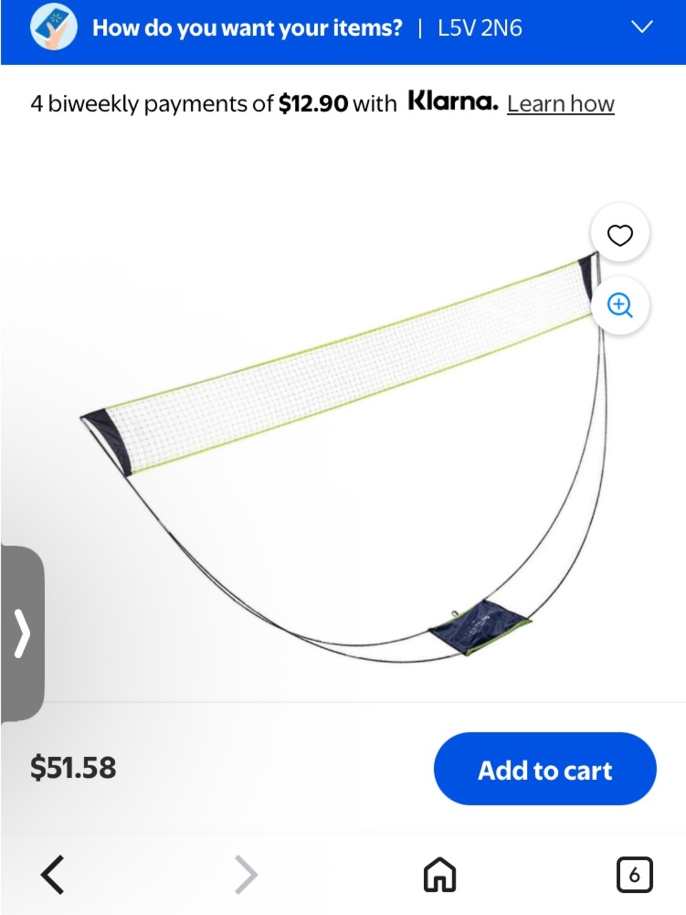 Weiershun portable net